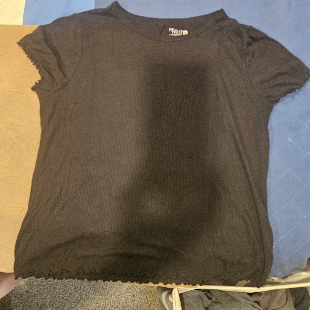 Time and Tru Black Long Sleeve Tee